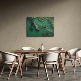 Obraz - Rybacy na rzece (70x50 cm)