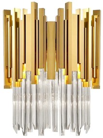 Lampa kryształowa  kinkiet APP602-W Złota