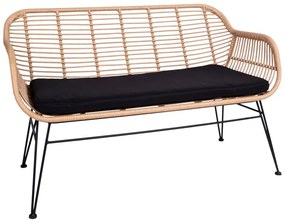 Sofa ogrodowa ze sztucznego rattanu House Nordic Trieste
