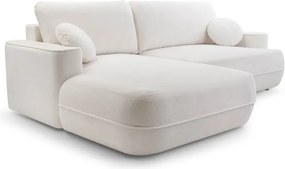 Narożnik FUEGO wolnostojący układ L strona Lewa z funkcją spania w tkaninie Bubble 13