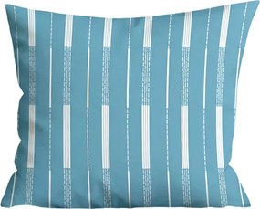 Poszewka na poduszkę z mikrowłókna STRIPELLE 40x50 cm, niebieska