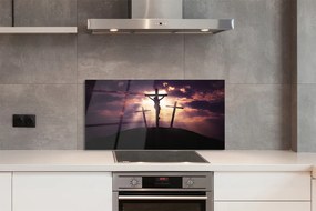 Panel szklany do Kuchni Jezus pod Krzyżem