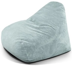 Miętowy sztruksowy worek do siedzenia Snug 100 – SLOWDOWN