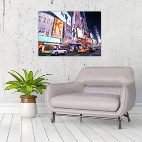 Obraz na szkle - New York Theater District (70x50 cm)