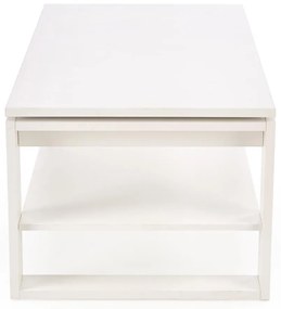 Rozkładany ławo-stół, podnoszony blat, biała 120/65-92/50-72 cm BETTY