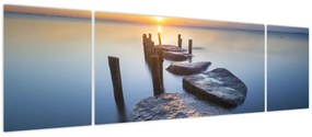 Obraz - Kamienne molo (170x50 cm)