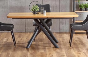 Designerski stół z fornirowanym blatem Derrick