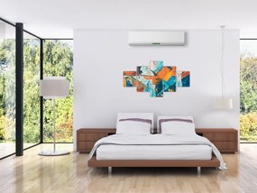 Obraz - Abstrakcja (125x70 cm)