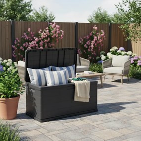 Pojemnik do przechowywania ALPHA, 340L, 118x59x57cm, antracytowa I.P.A.E-Progarden