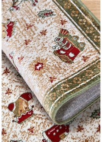 Zielony dywan z mieszanki bawełny ze świątecznym motywem 50x80 cm Toy's Delight Green Christmas – Villeroy&amp;Boch