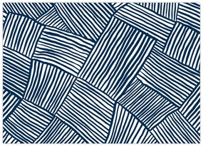 Obraz na szkle - linia 3D (70x50 cm)