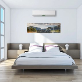 Obraz jeziora (170x50 cm)
