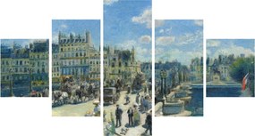 Obraz - Auguste Renoir, Pont Neuf, Paris, reprodukcje (125x70 cm)