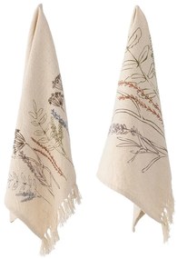 Bawełniane ścierki zestaw 2 szt. 45x70 cm Bea – Bloomingville