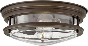 Quintiesse QN-HADRIAN-FS-OZ-CLEAR - plafon zewnętrzny HADRIAN, 2xE27/40W/230V, IP44, brąz