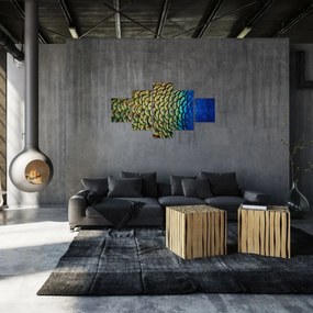 Obraz - Pawie pióra (125x70 cm)