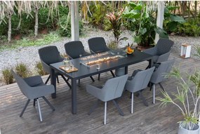 Doppler NOVA PARIS LIKA-TEX® ogrodowy zestaw wypoczynkowy 6+1 szary