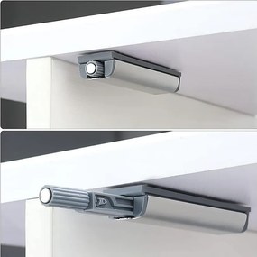 Garderoba z nadstawką EDEN 4D Dąb Craft Złoty + Czarny Wzór 4