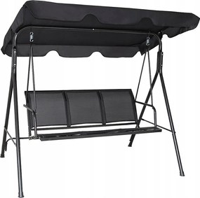 HUŚTAWKA OGRODOWA 3-OSOBOWA Z DACHEM ŁAWKA BUJANA