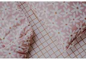 Bawełniane dziecięce prześcieradło z gumką do łóżeczka 60x120 cm Camel Check – Malomi Kids