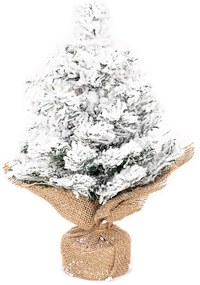 Choinka zaśnieżona w jucie Tiga, 30 cm, 30 cm