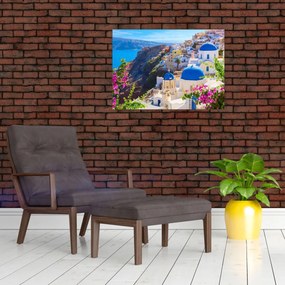 Obraz na szkle - Santorini, Grecja (70x50 cm)