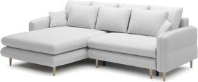 Elegancki narożnik SALLY S z funkcją spania w tkaninie SORELLA 01 WERSAL