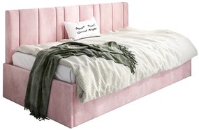 Różowa sofa z funkcją spania Meraje 4X - 4 rozmiary