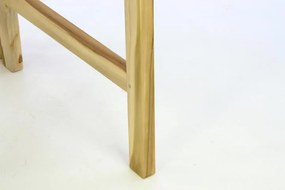 STÓŁ DIVERO - stół tekowy ogrodowy - składany - 130 x 65 cm