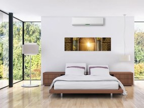 Obraz - Brama w lesie (170x50 cm)