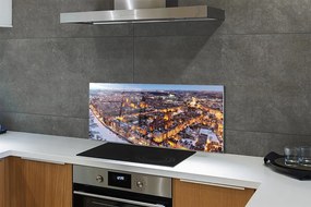 Panel szklany do Kuchni Zimowy Gdańsk nad Motławą