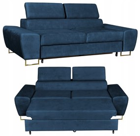 Sofa kanapa Bosso salon Family meble granat reg zagłówek