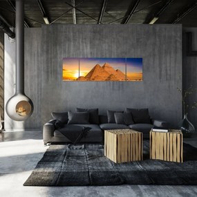 Obraz - piramidy egipskie (170x50 cm)