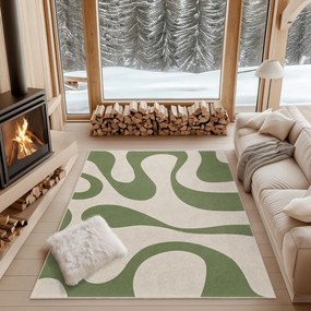 Zielony dywan odpowiedni do prania 80x150 cm Matcha Latte – Mila Home