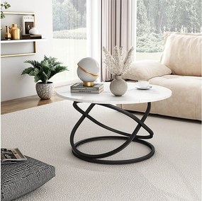 Stolik kawowy biały 79.5x62x46 calgary