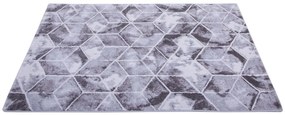 Dywan nowoczesny Reflection Romby szaro-kremowy  120 cm x 170 cm