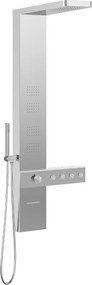 Mexen Natan panel prysznicowy z wylewką, chrom - 7626-04-00
