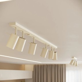 Kremowa lampa sufitowa 6x81 cm Etna – Nice Lamps