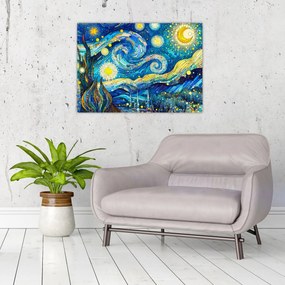 Obraz – Mozaika gwiaździstej nocy (70x50 cm)