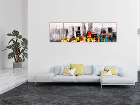 Obraz - Obraz przedstawiający duże miasto (170x50 cm)