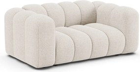 Kremowa sofa z tkaniny szenilowej 170 cm Lupine – Micadoni