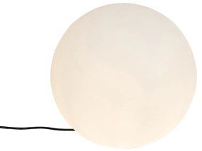 Nowoczesna lampa zewnętrzna biała 45 cm IP65 - Nura