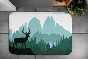 Dywanik łazienkowy antypoślizgowy Dywanik łazienkowy antypoślizgowy Las Jeleń
