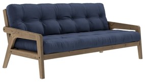 Niebieska rozkładana sofa 204 cm Grab – Karup Design