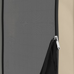 Outsunny Namiot Campingowy typu Pop-up, Przenośny, Ochrona UPF50+, Siatkowe Boki, Stalowe Pręty, Khaki