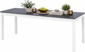 Stół minimalistyczny z sosny – biało G7-C19