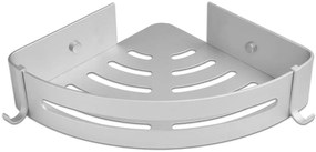 Srebrna narożna półka pod prysznic C8-D96