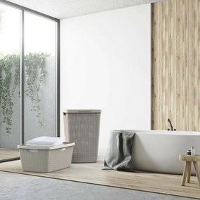 Curver Kosz na czystą bieliznę Jute 46 l, taupe