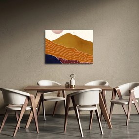 Obraz na szkle - Spacefrog design mountain N⁰1 (70x50 cm)