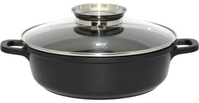 Elo 19632 Brytfanna z pokrywą szklaną i uchwytemaromatycznym Alucast 32 cm, 32 cm